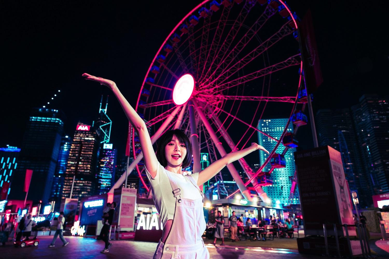 林明禎自爆愛坐摩天輪減壓。