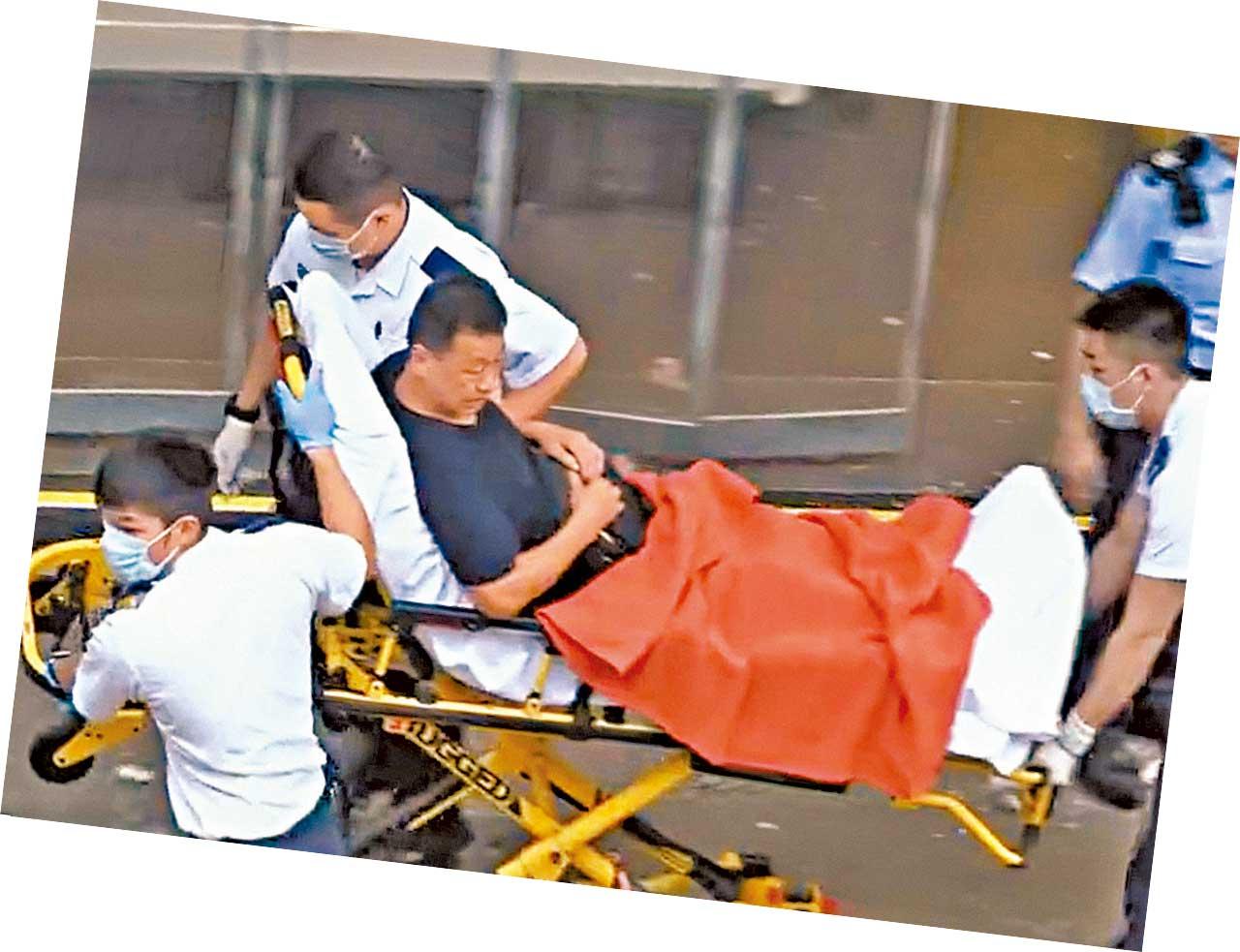 旺角道石屎脫落