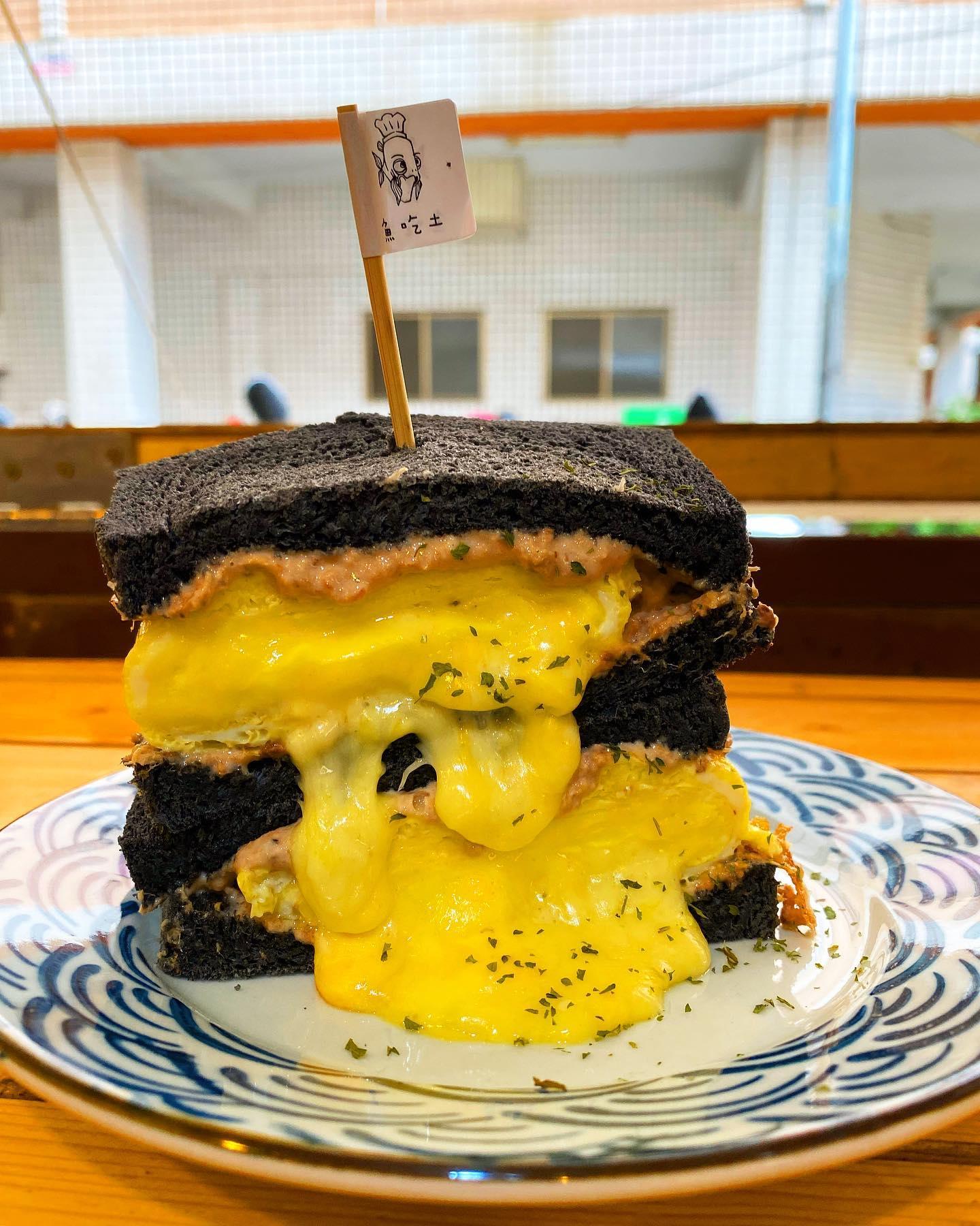 魚吃土。手作三文治