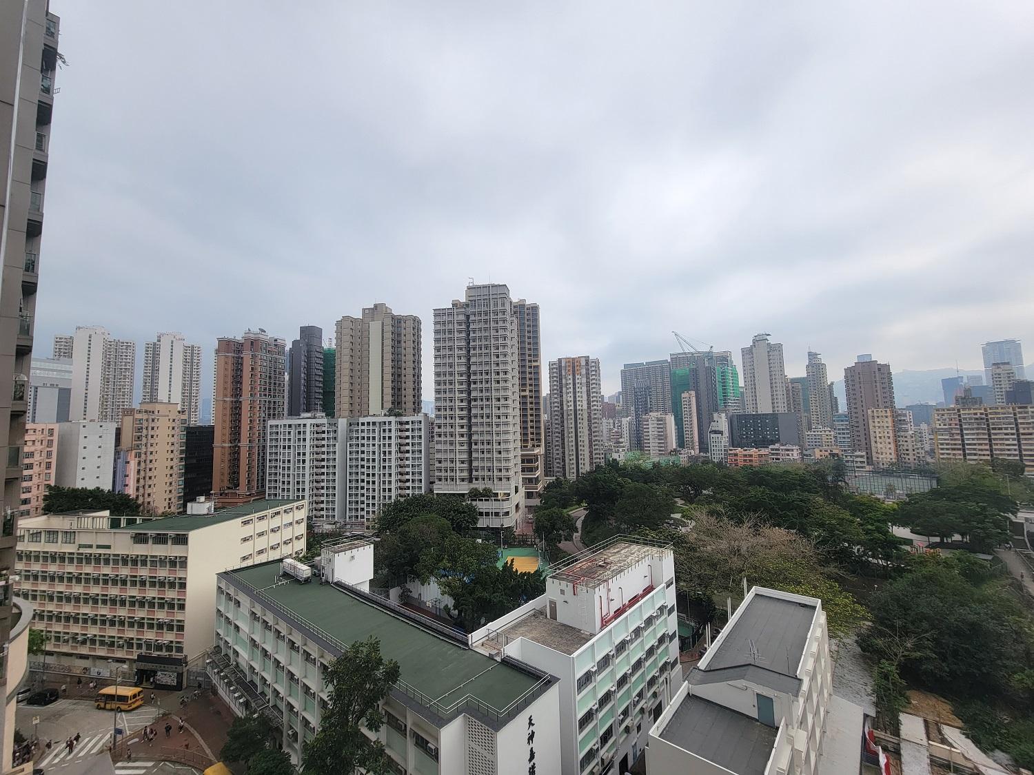 單位位於低層,但窗外景觀仍遼闊開揚。