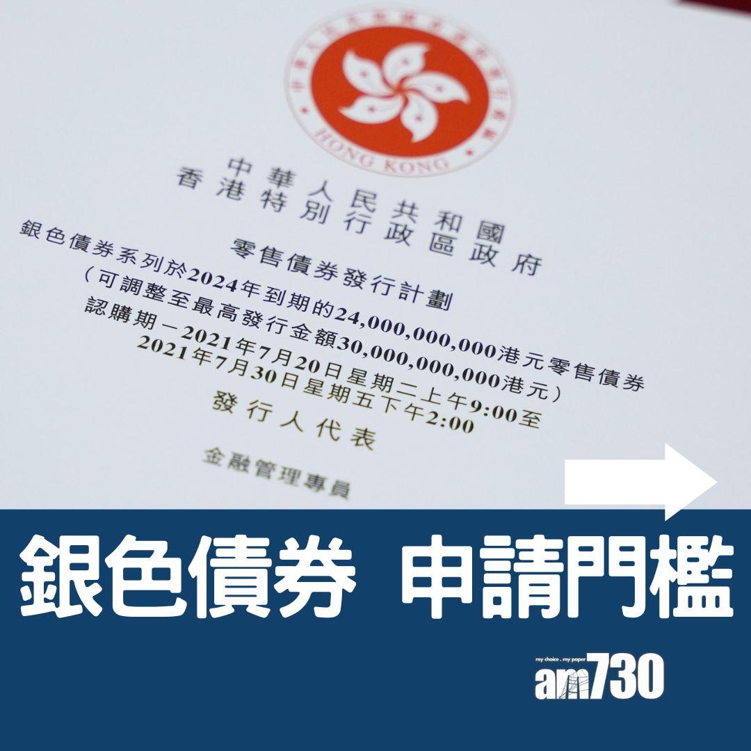 銀色債劵2023申請門檻。(AM730製圖)