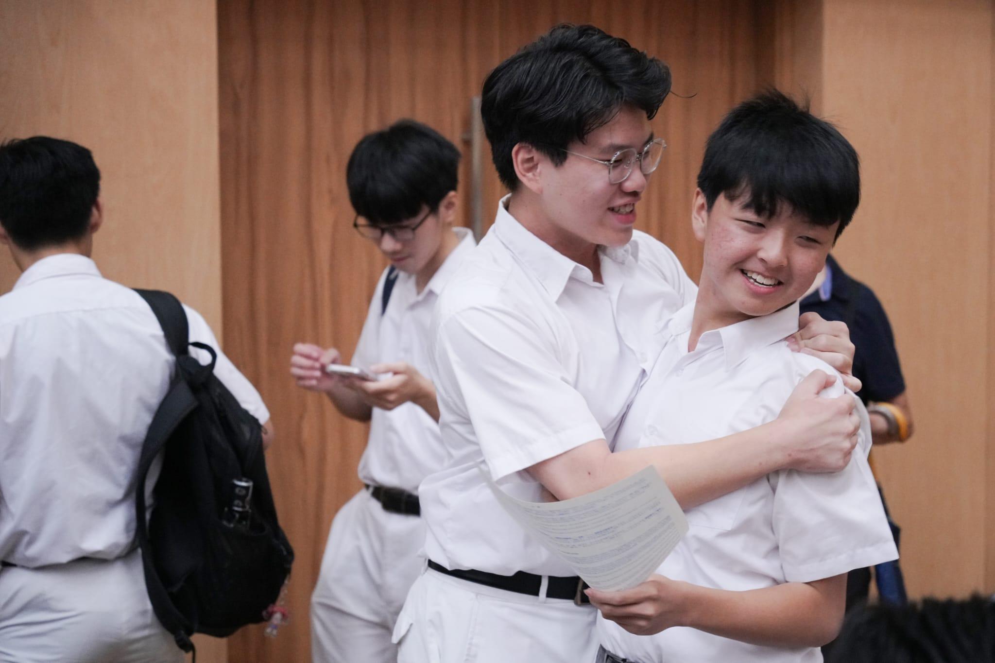 皇仁書院今年事隔一年後再誕生狀元。(李睿哲攝)