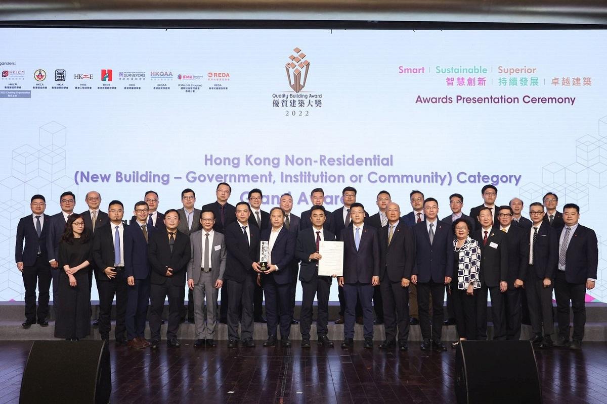 早前舉辦的「優質建築大獎2022」中建築署奪得多個大獎。(甯漢豪網誌)