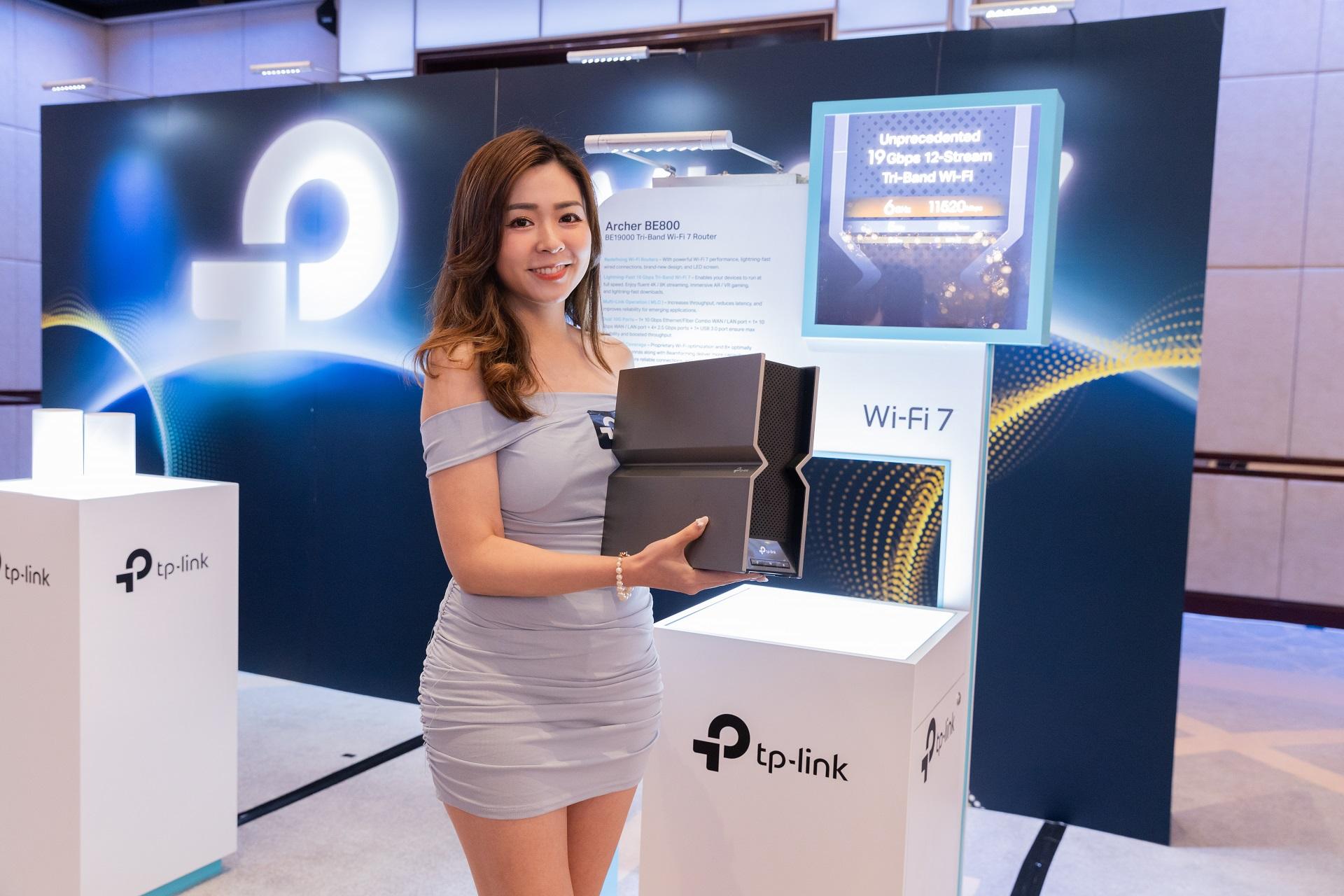 採用雙10G Port的BE19000三頻Wi-Fi 7 Router的Archer BE800。