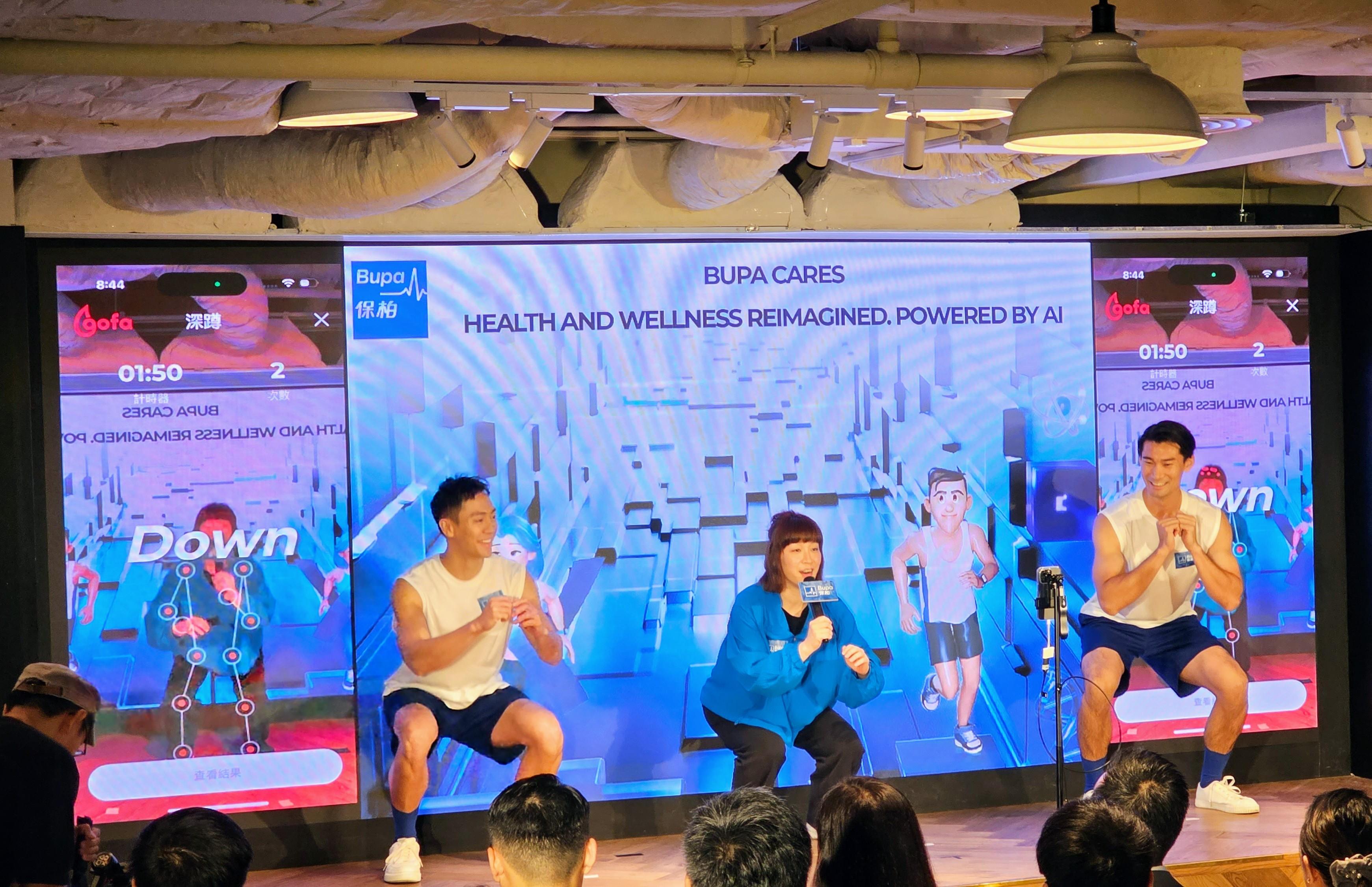 阿正又試玩AI Fit PT智能健身教練,當姿勢不正確時,系統不會紀錄次數。