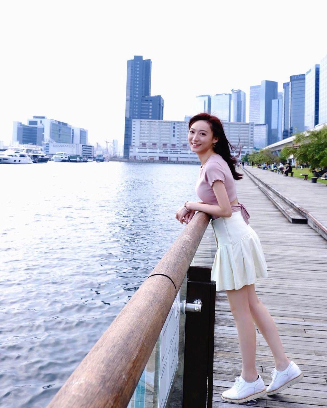 周可茵獲讚「好可愛」。(周可茵IG)