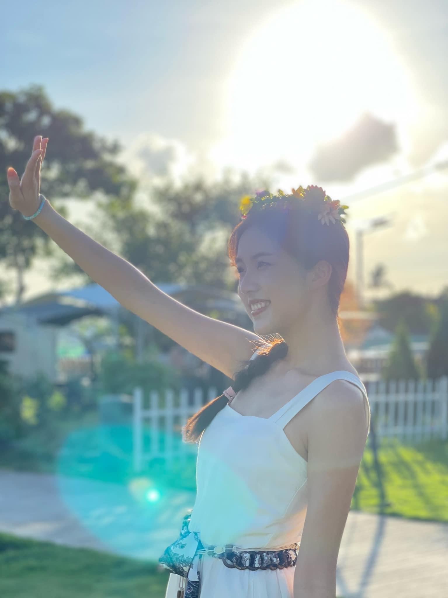 細貓應智越舞台劇拍檔陳伊霖。(陳伊霖fb)