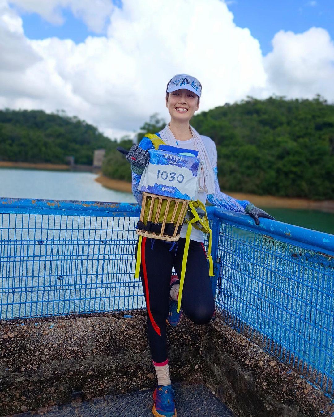 江美儀參加揹水一戰。(江美儀IG)