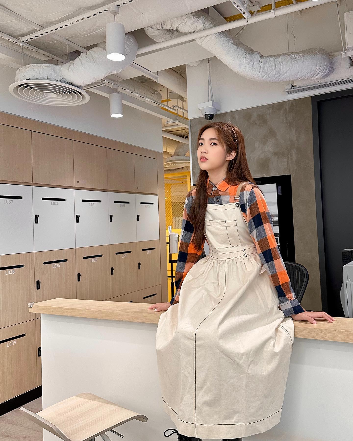 細貓應智越舞台劇拍檔陳伊霖。(陳伊霖fb)