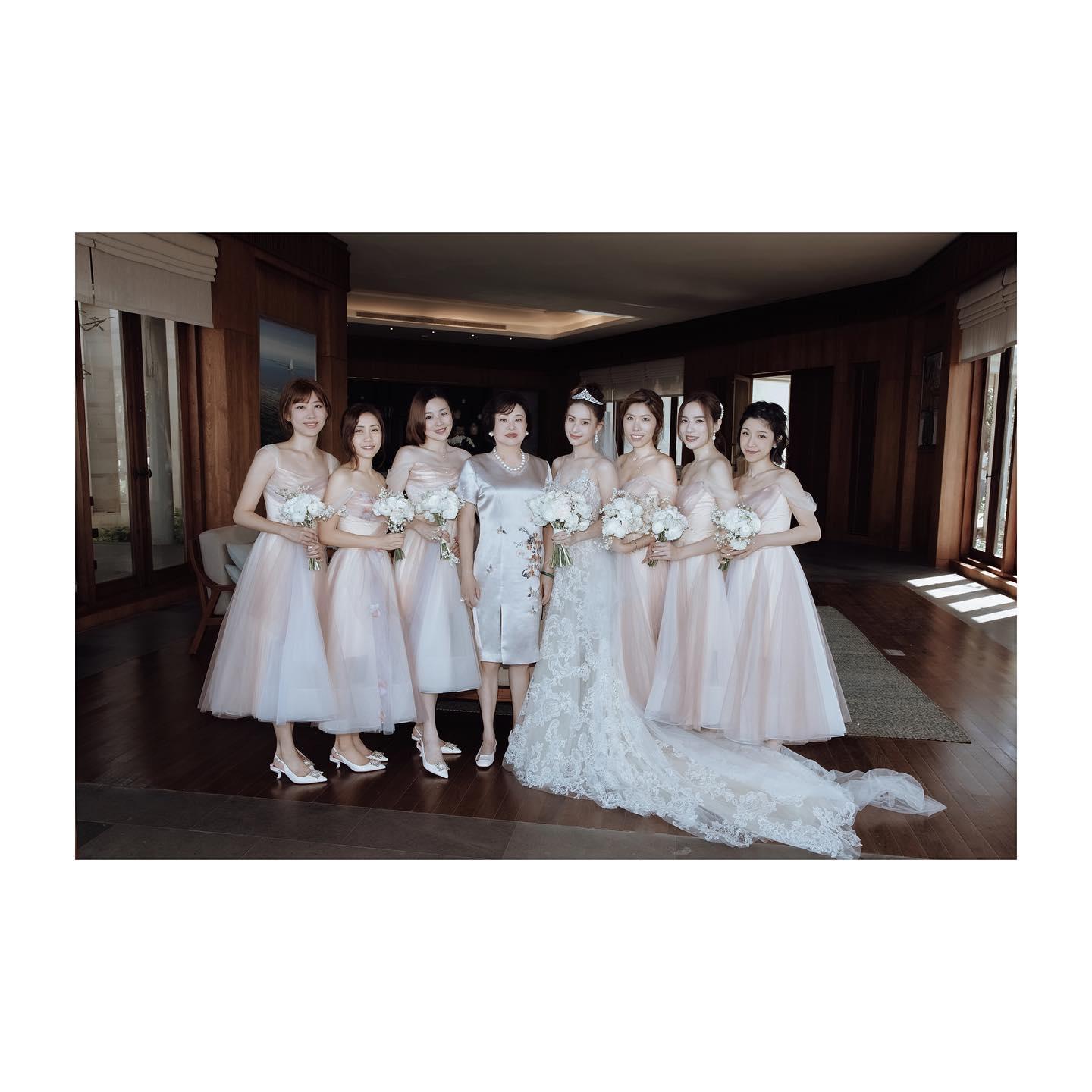 何超蓮與竇驍2023年4月18日在峇里島結婚。(何超蓮FB)