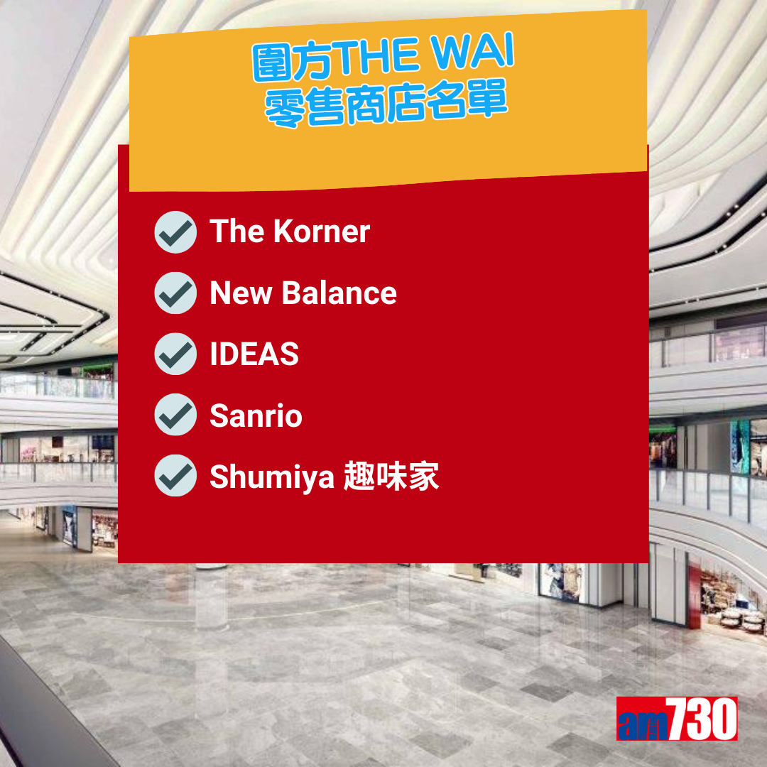 圍方The Wai商店名單一覽。(AM730製圖)