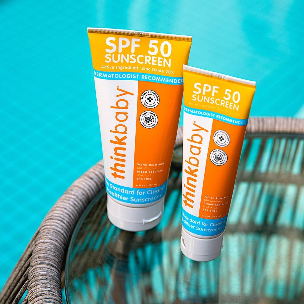 荷花BB展2023│美國Thinkbaby寶寶專用SPF50物理性防曬霜89ML 場內優惠價:$126 (原價$158)