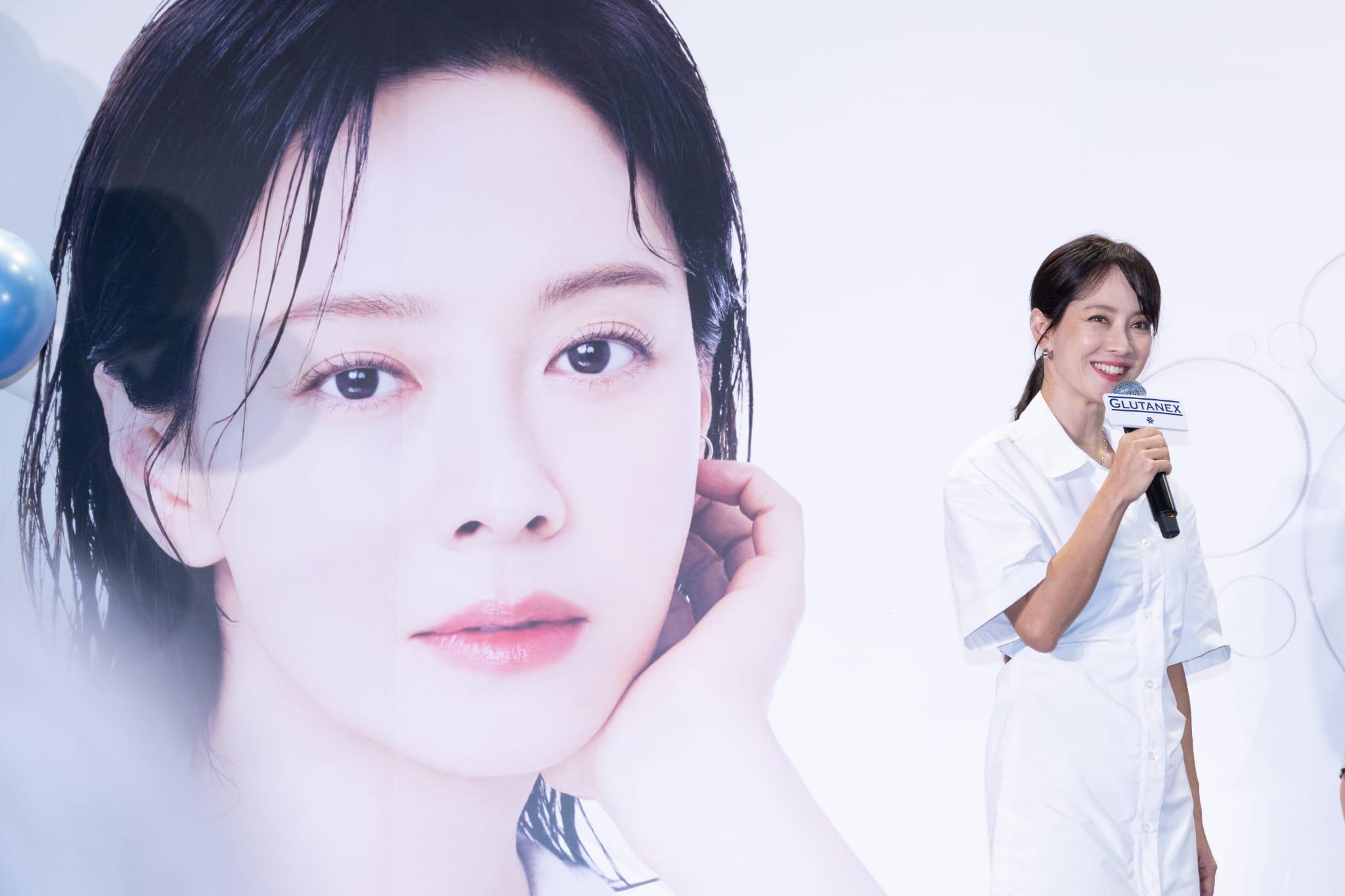 宋智孝現身中環PMQ,獲代言的美容品牌舉行大型粉絲見面會。 (蘇文傑攝)