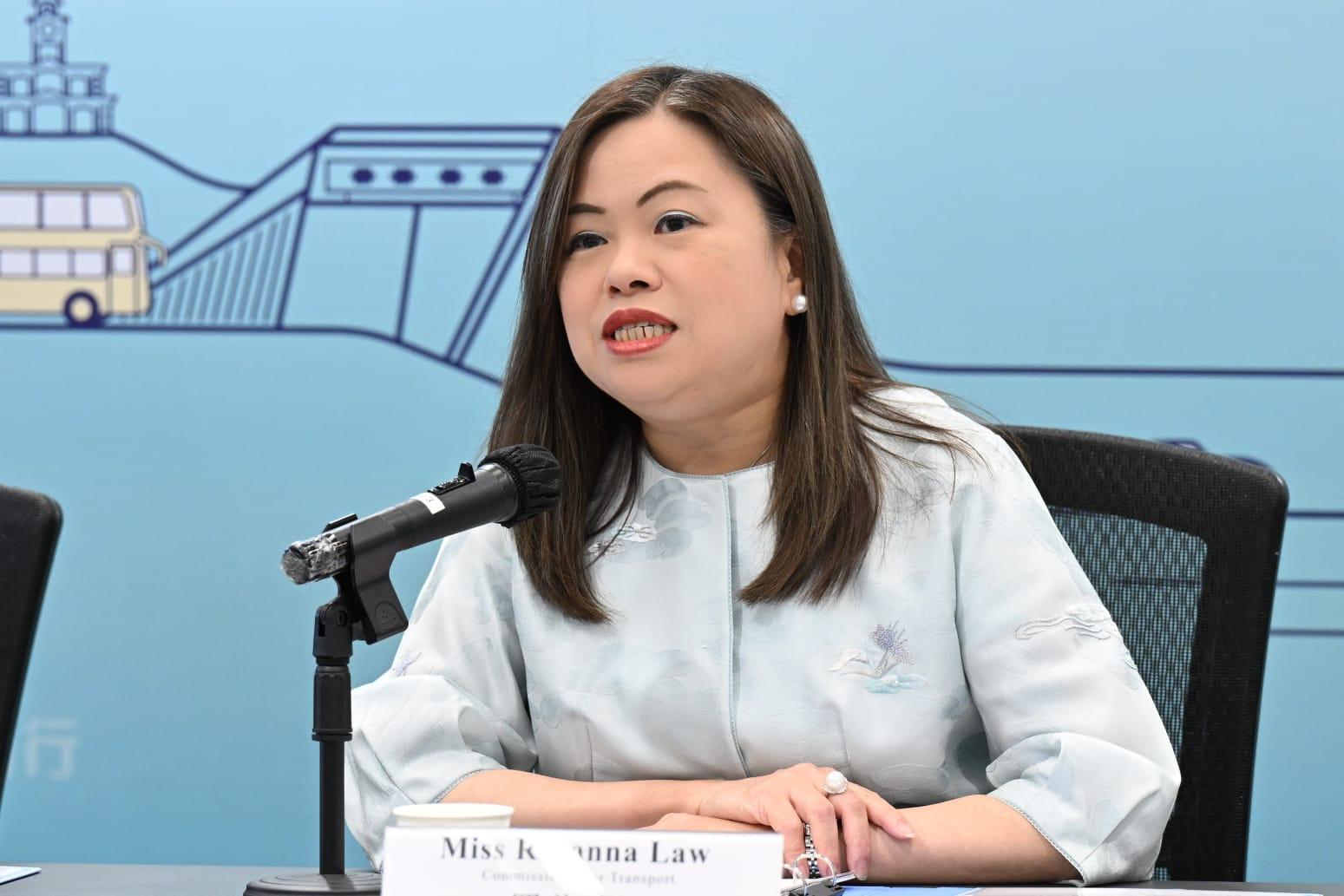 運輸署署長羅淑佩重申「633」收費是過渡方案,需到不同時間收費才能較明顯見到分流效果。(陳奕釗攝)