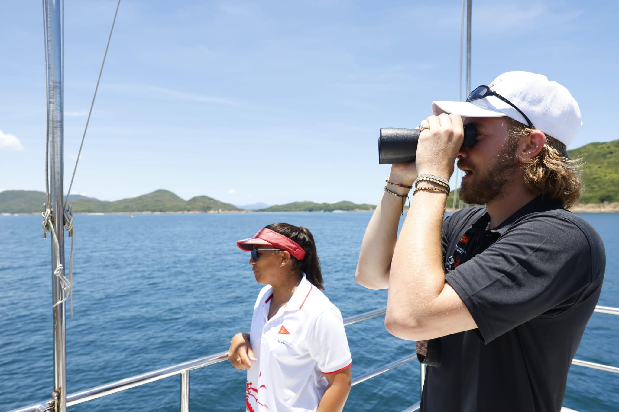 白沙灣遊艇會再出海尋覓鯨蹤。