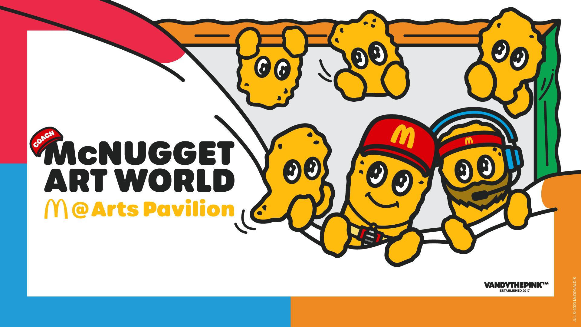 Team McNuggets®登陸西九文化區Arts Pavilion與大家一起慶祝麥樂雞40週年!