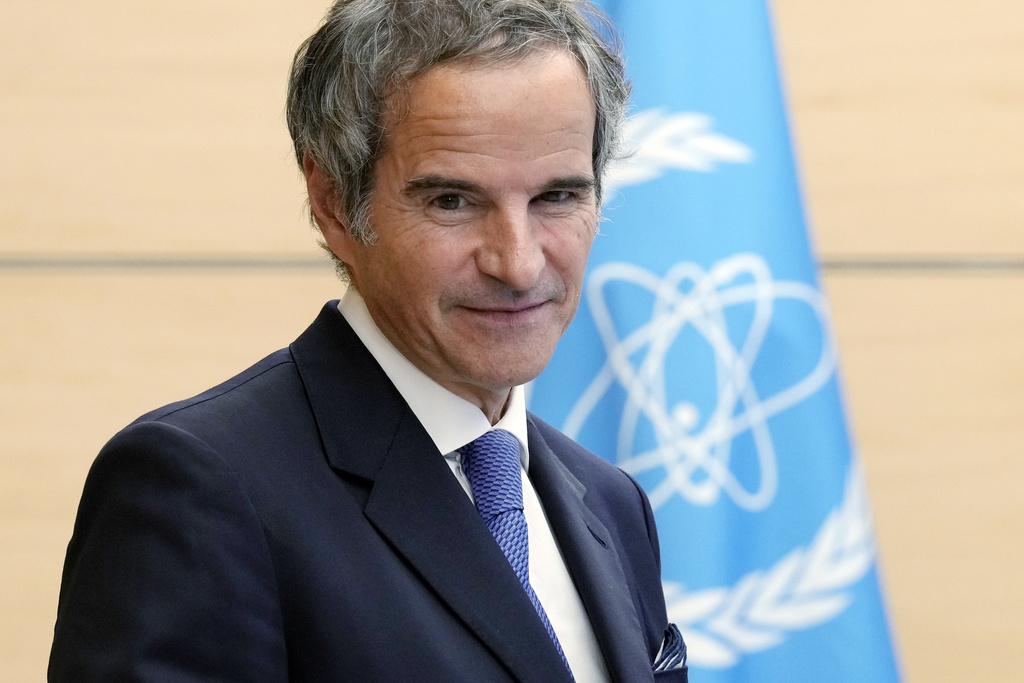 福島核污水|IAEA總幹事格羅西向日本提交報告。(美聯社)