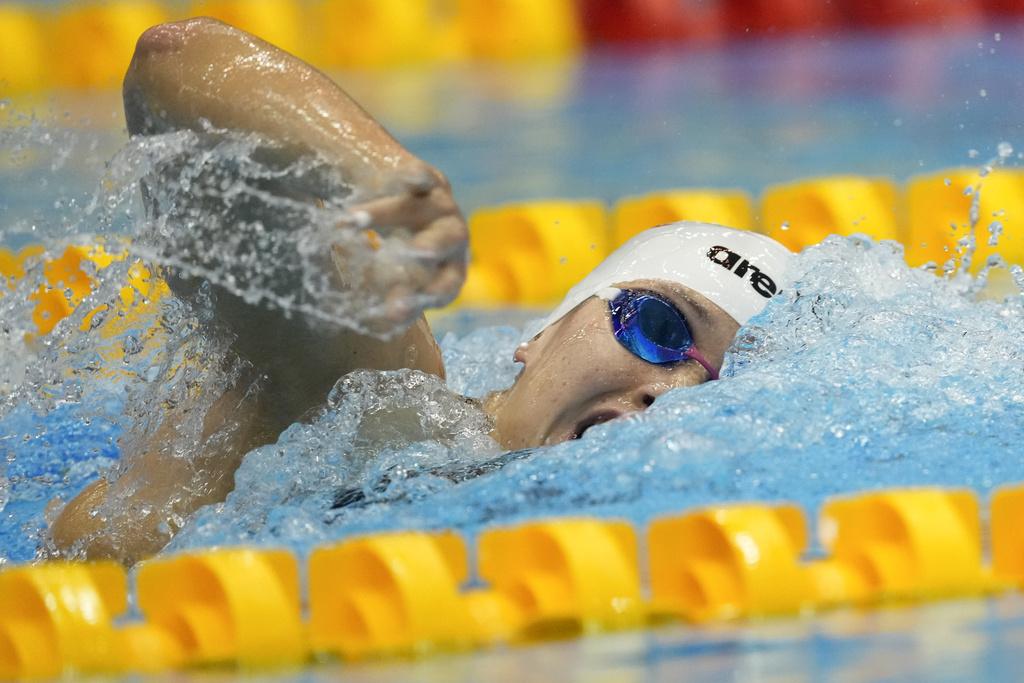 何詩蓓過去兩次出戰長池的世錦賽,都與獎牌刷身而過,今次再戰女子200米自由泳決賽。(美聯社)