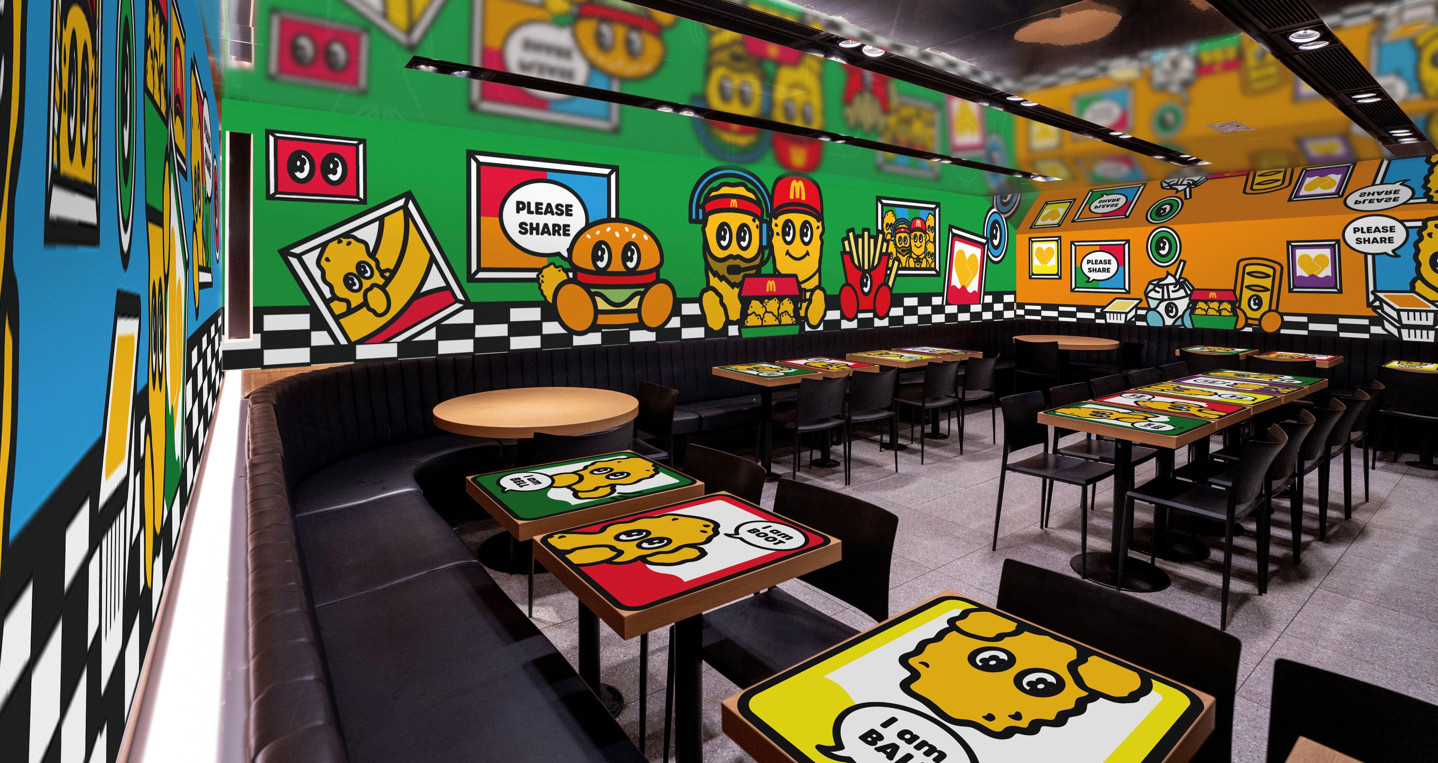 金鐘海富中心麥當勞將化身為麥樂雞40週年主題旗艦店,雲集由美籍韓裔藝術家VANDYTHEPINK設計的Team McNuggets®全部成員和大家見面!