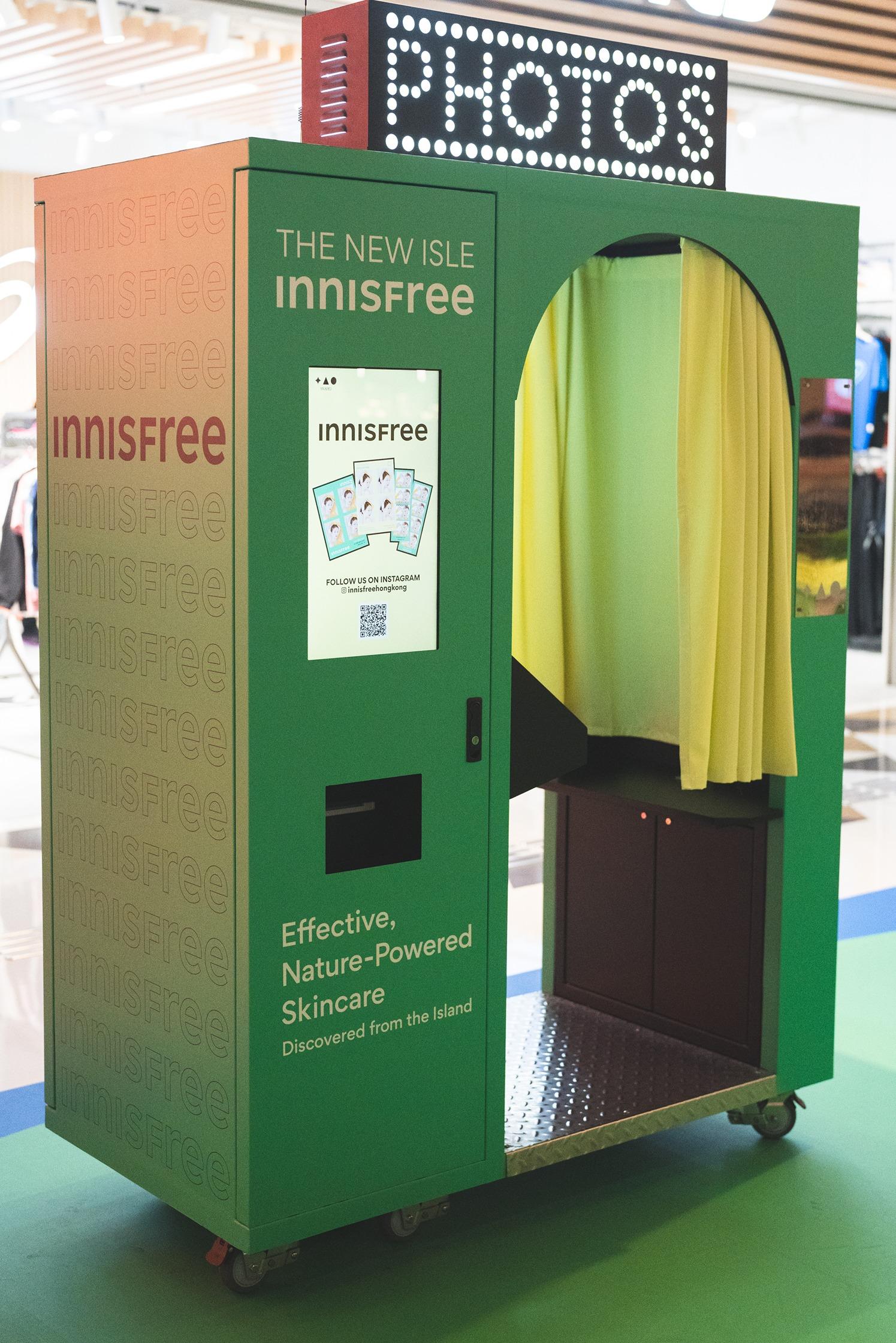 現場亦設有綠色回憶框框四格影相booth,可以與友人拍下四格相片,一同留下美好回憶。