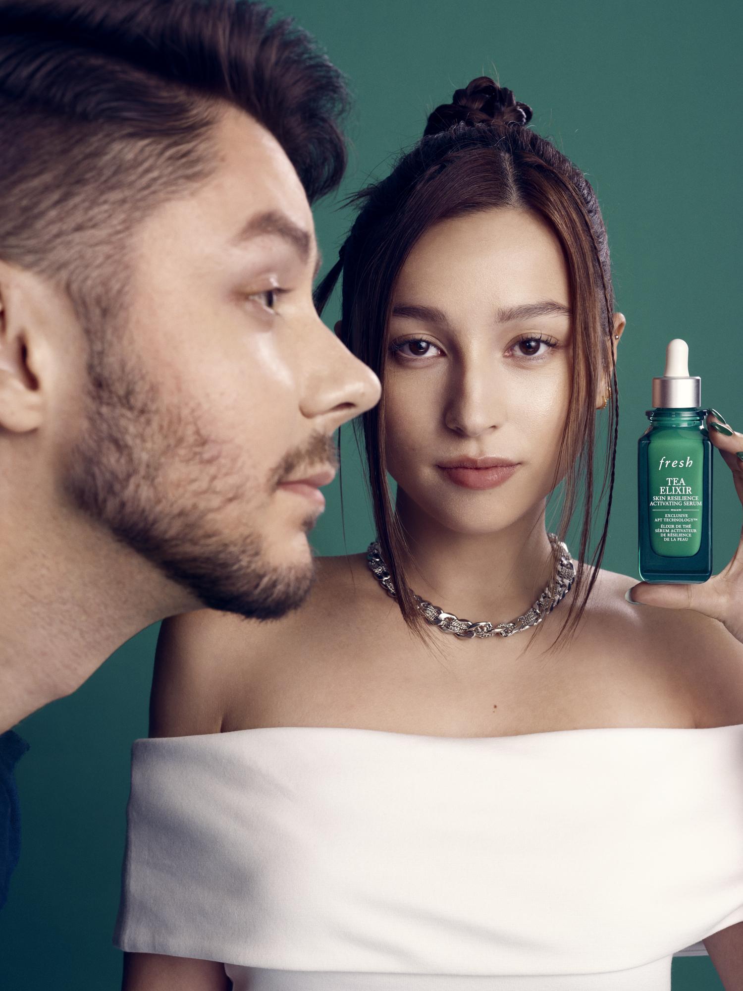 J Lou經常照顧未婚夫Dan的肌膚。