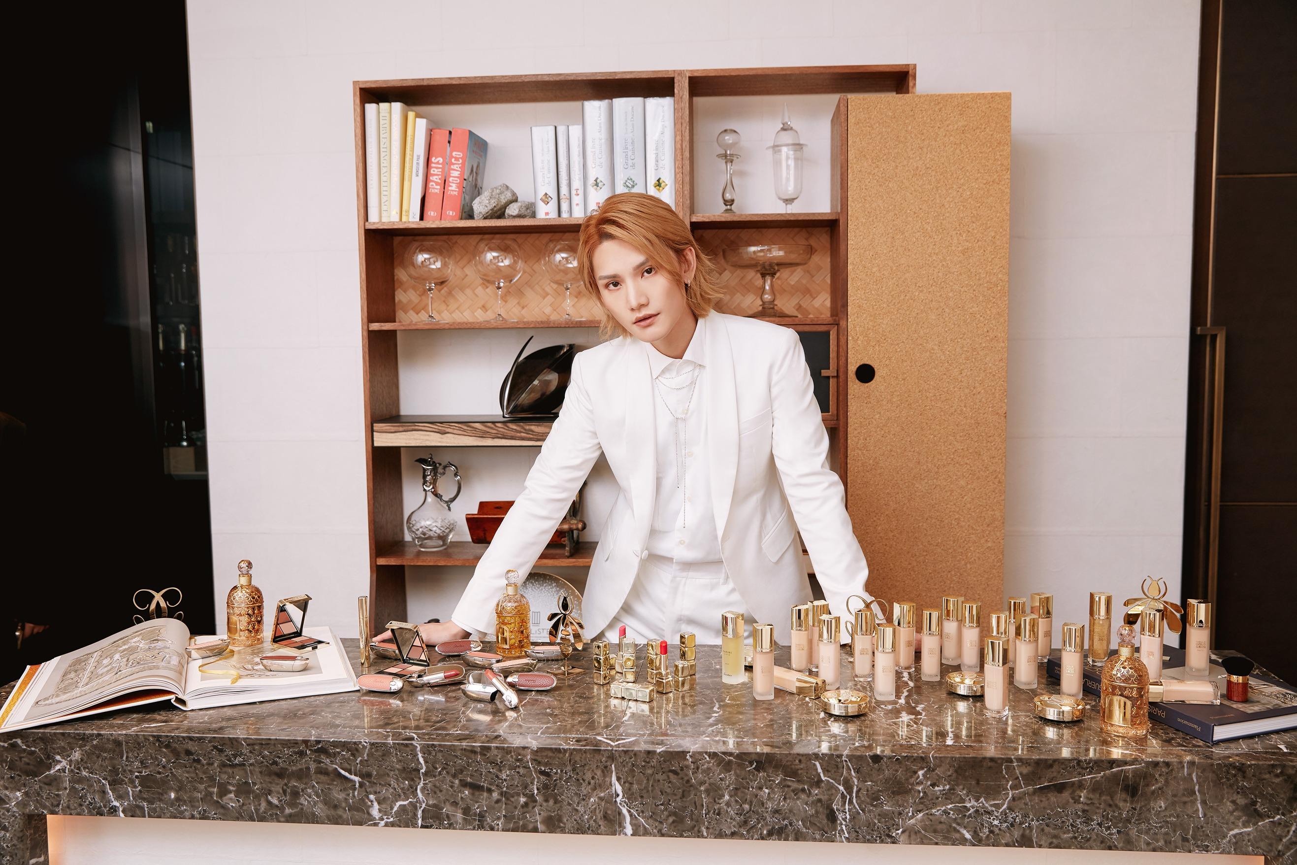 Jeremy早前出席Guerlain在東京的新品發佈會。