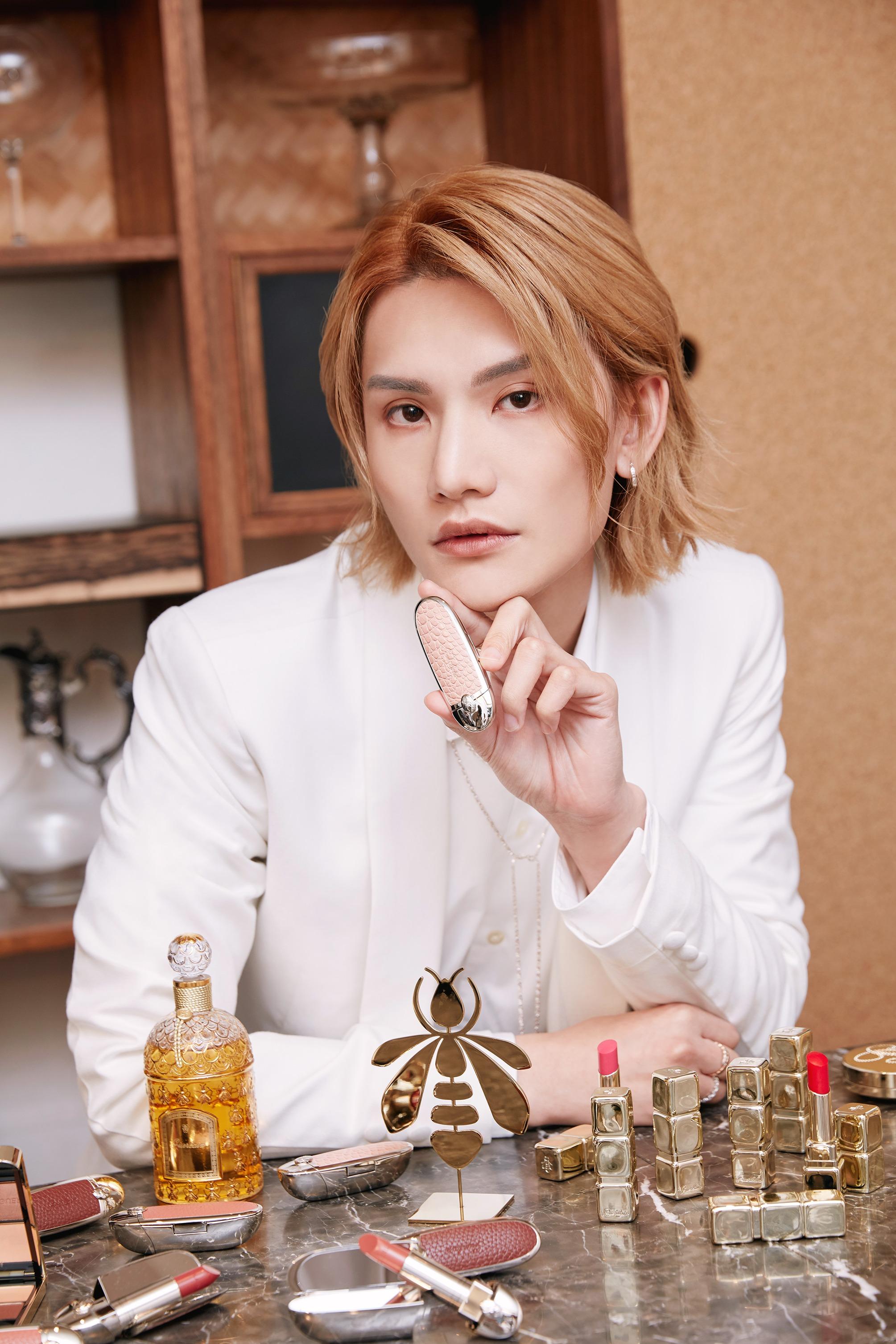 Jeremy早前出席Guerlain在東京的新品發佈會。