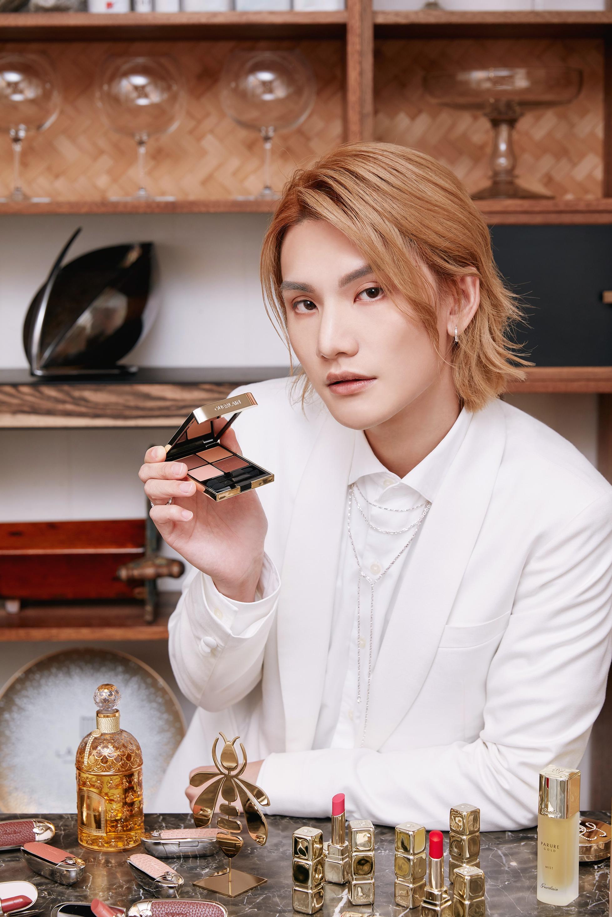 Jeremy早前出席Guerlain在東京的新品發佈會。