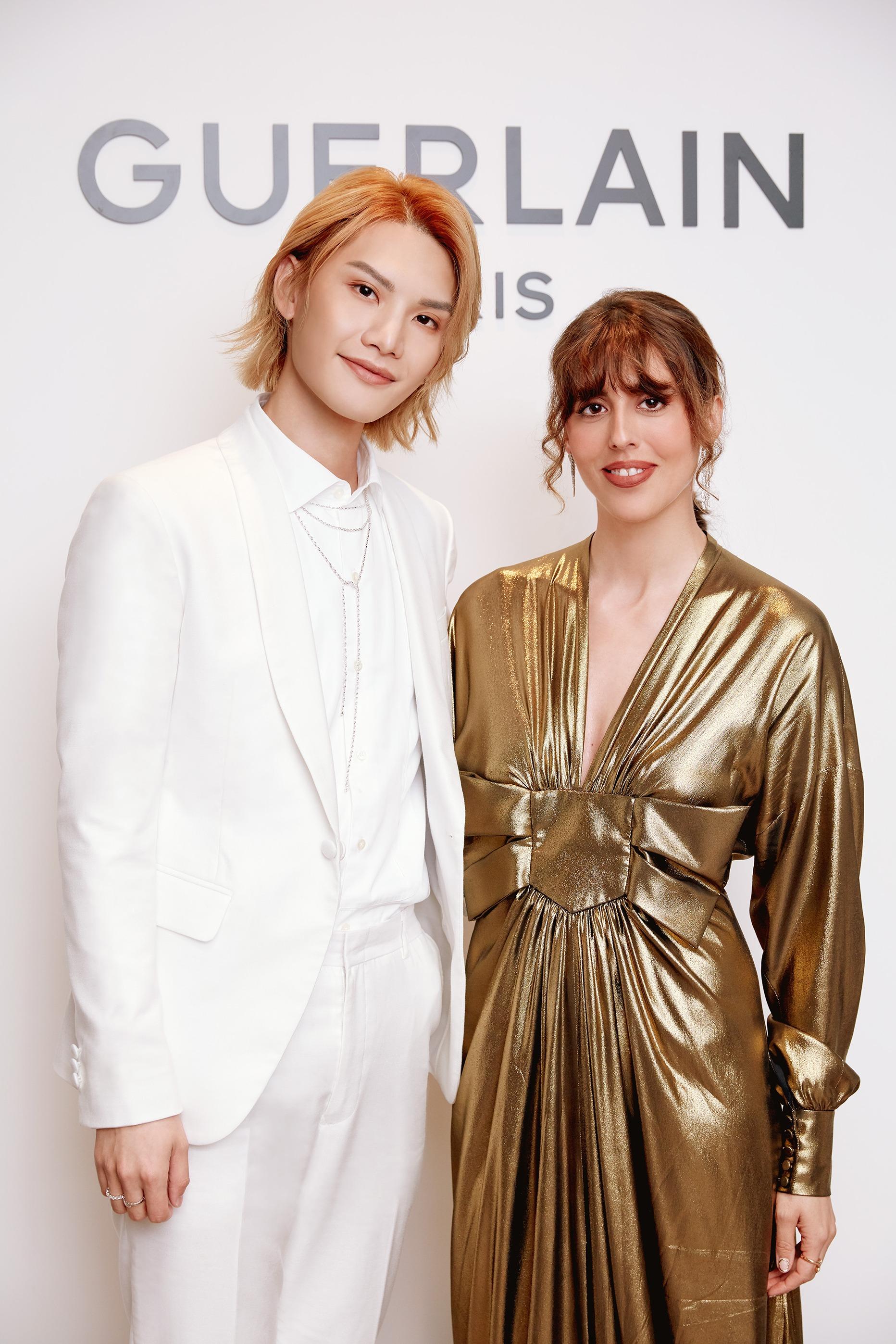 Jeremy早前出席Guerlain在東京的新品發佈會。