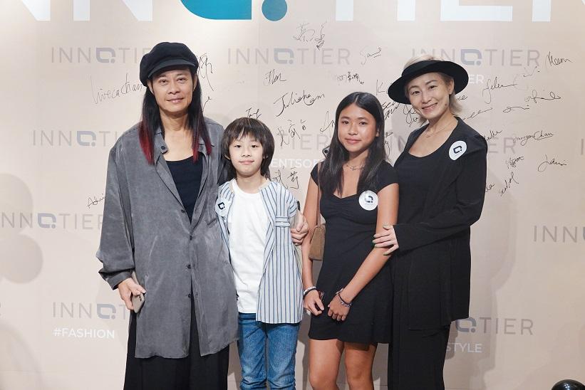 蔡一智帶同家人齊齊出席活動。