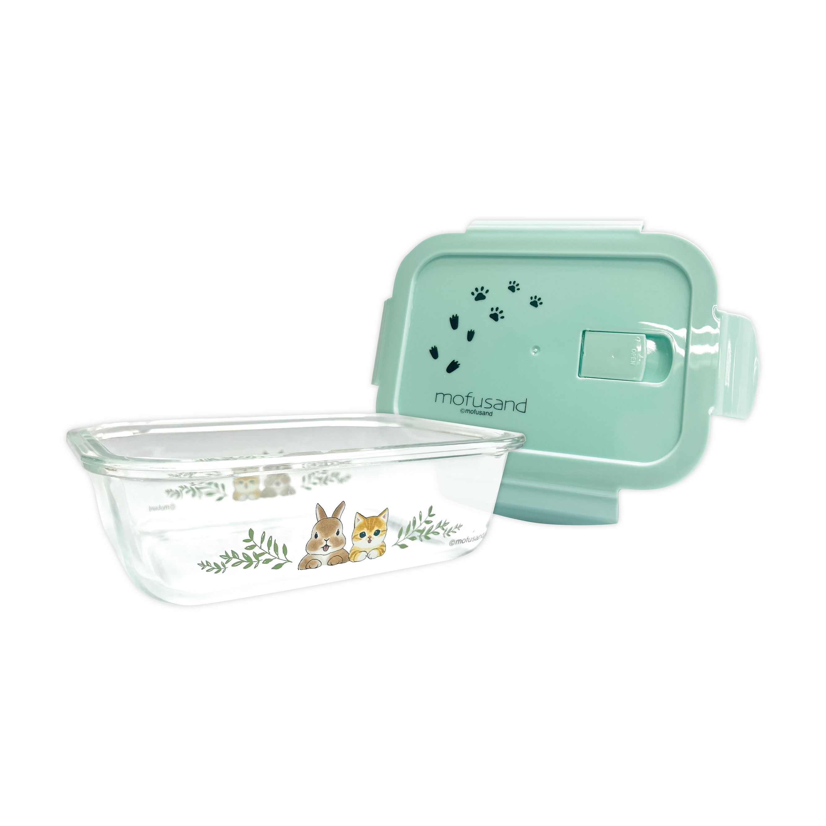 mofusand玻璃餐盒(2款) ($89/件)