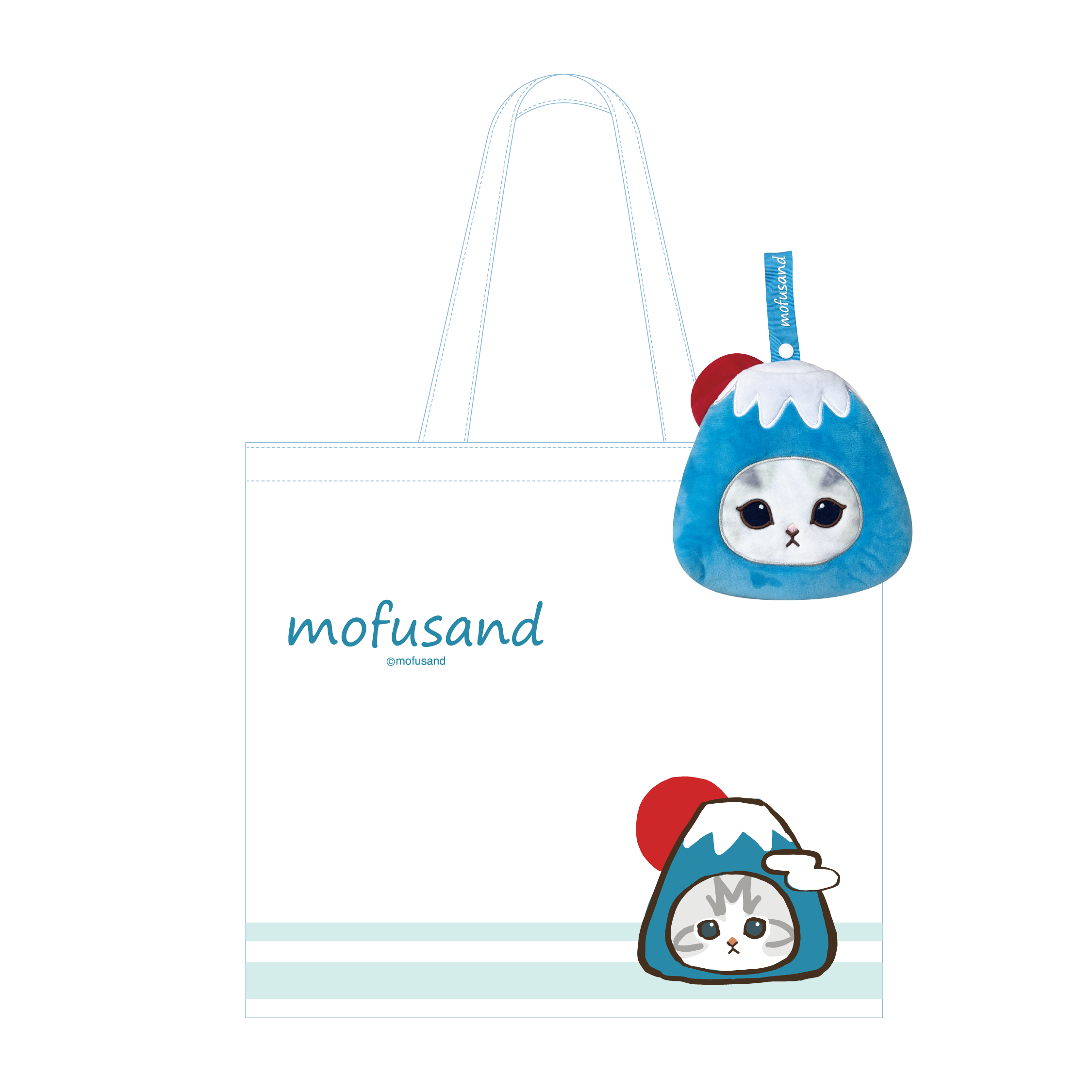 mofusand 環保袋(3款) ($95/件)