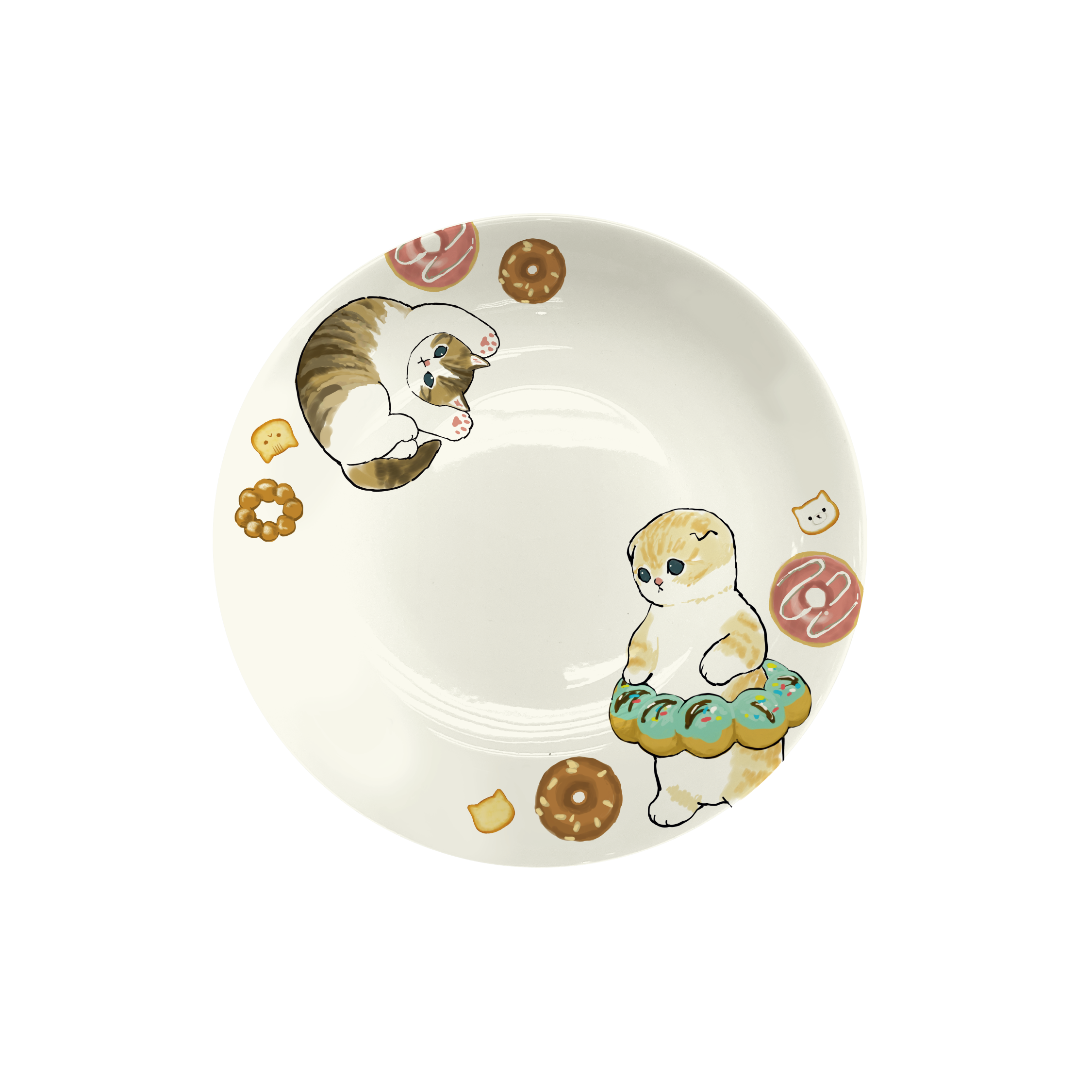 mofusand 陶瓷碟 (3款)($79/件)