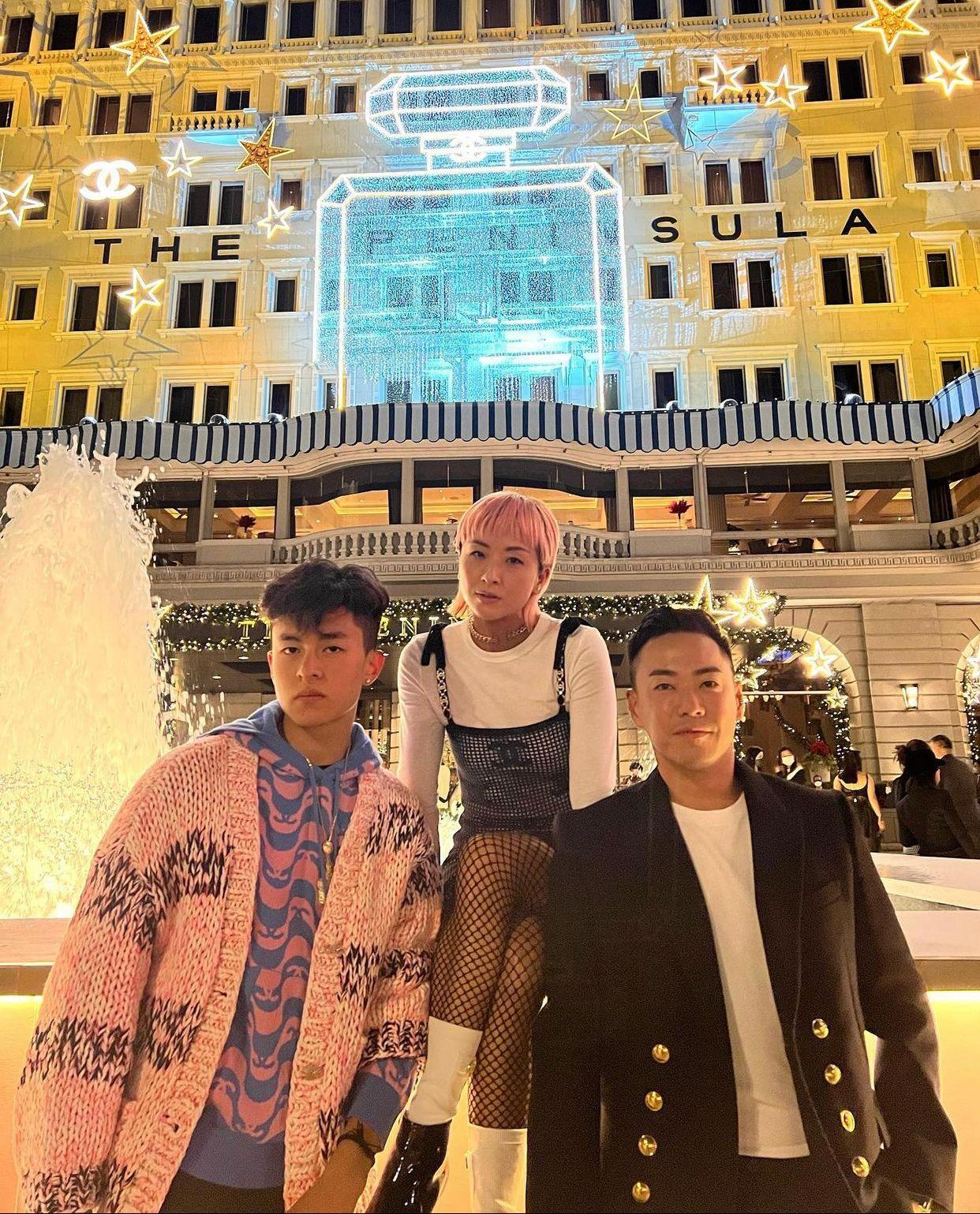 Pete與徐濠縈多次同框,相當投緣。