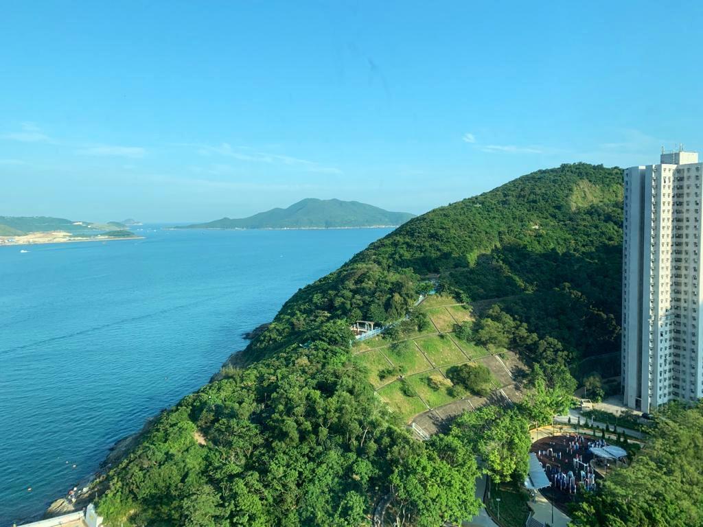 單位享有湛藍海景和翠綠山景,景觀極佳。(代理提供)