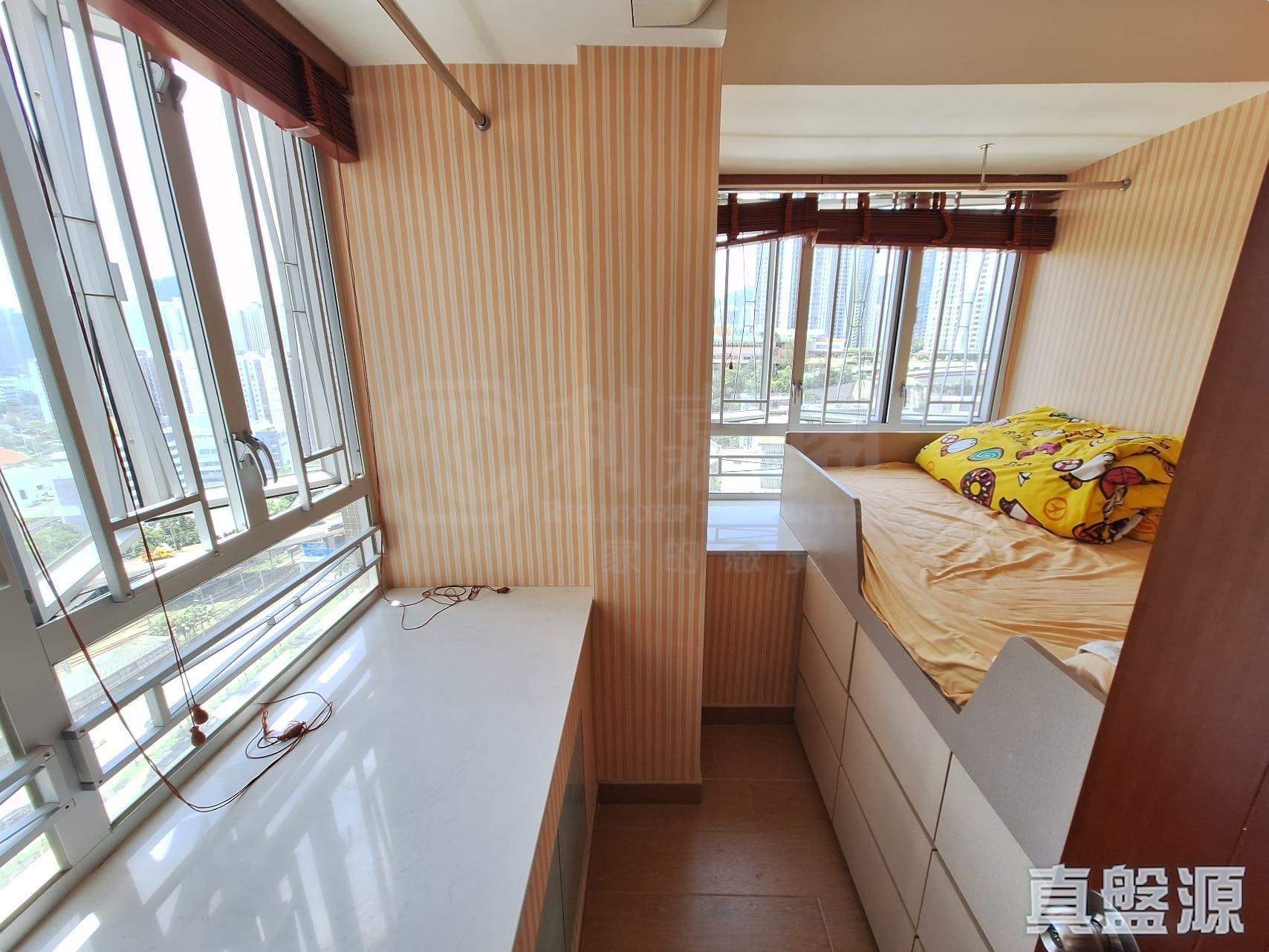 單位為一房間隔,附有兩邊大窗,兼且屬大單邊,開揚又通爽。(代理提供)