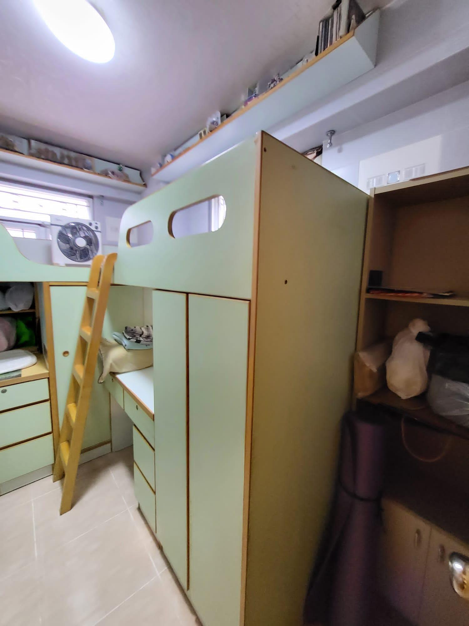 睡房放置了大型傢俬後,仍有不少活動空間可使用。(資料圖片)