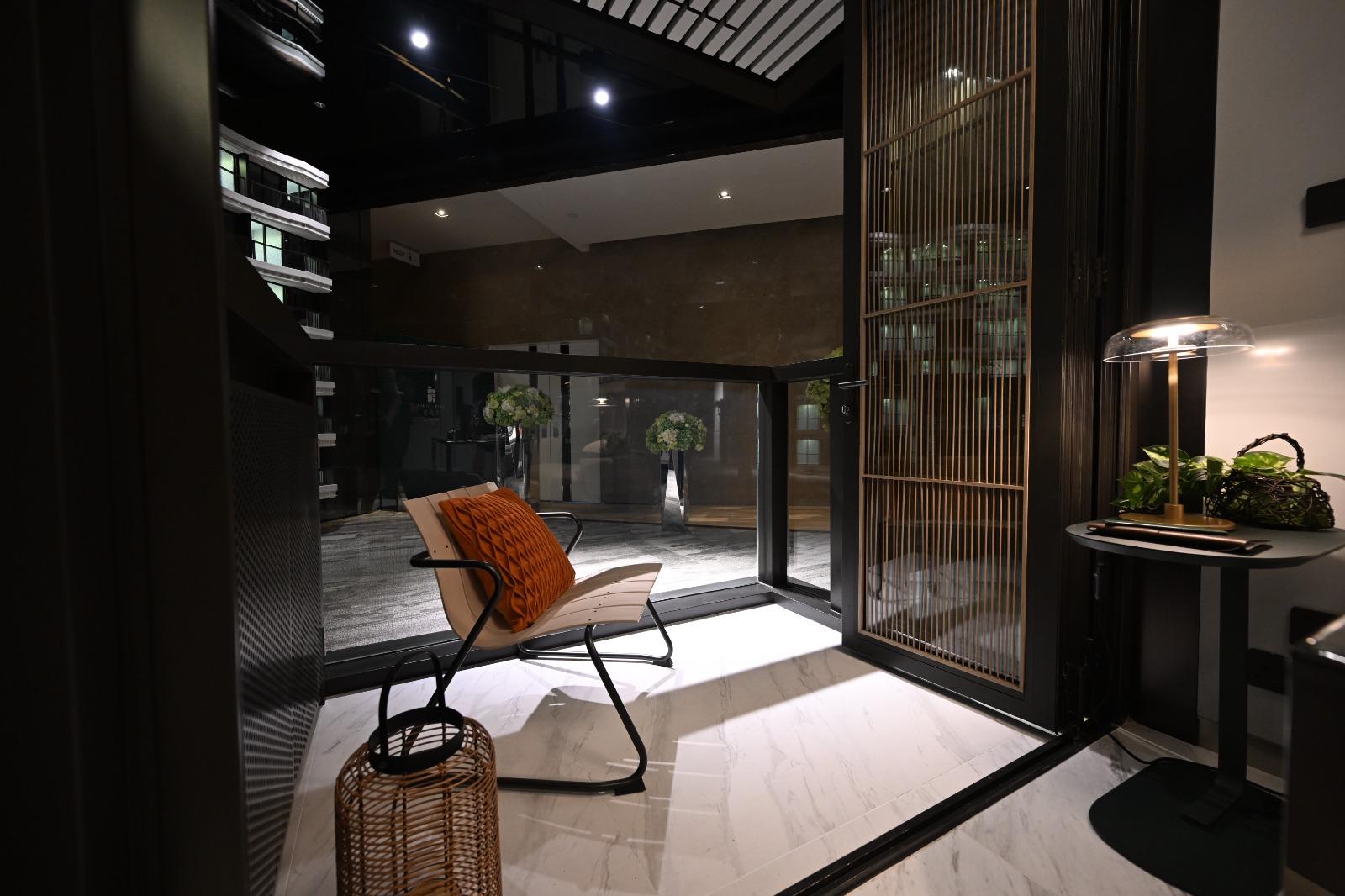 BAKER CIRCLE‧GREENWICH 27樓A室套兩房連儲物房示範單位。(陳奕釗攝)