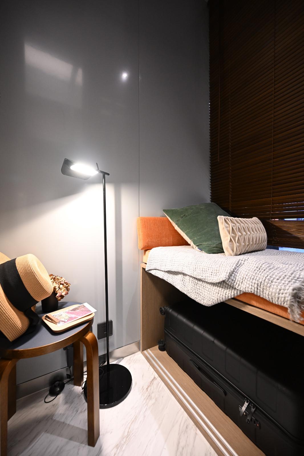 BAKER CIRCLE‧GREENWICH 27樓A室套兩房連儲物房示範單位。(陳奕釗攝)