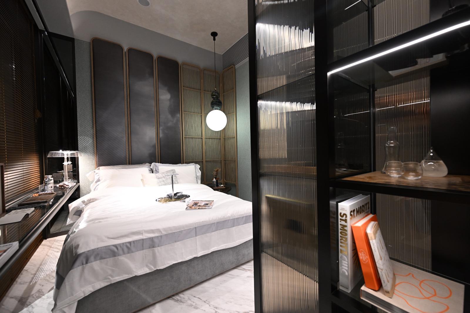 BAKER CIRCLE‧GREENWICH 27樓A室套兩房連儲物房示範單位。(陳奕釗攝)