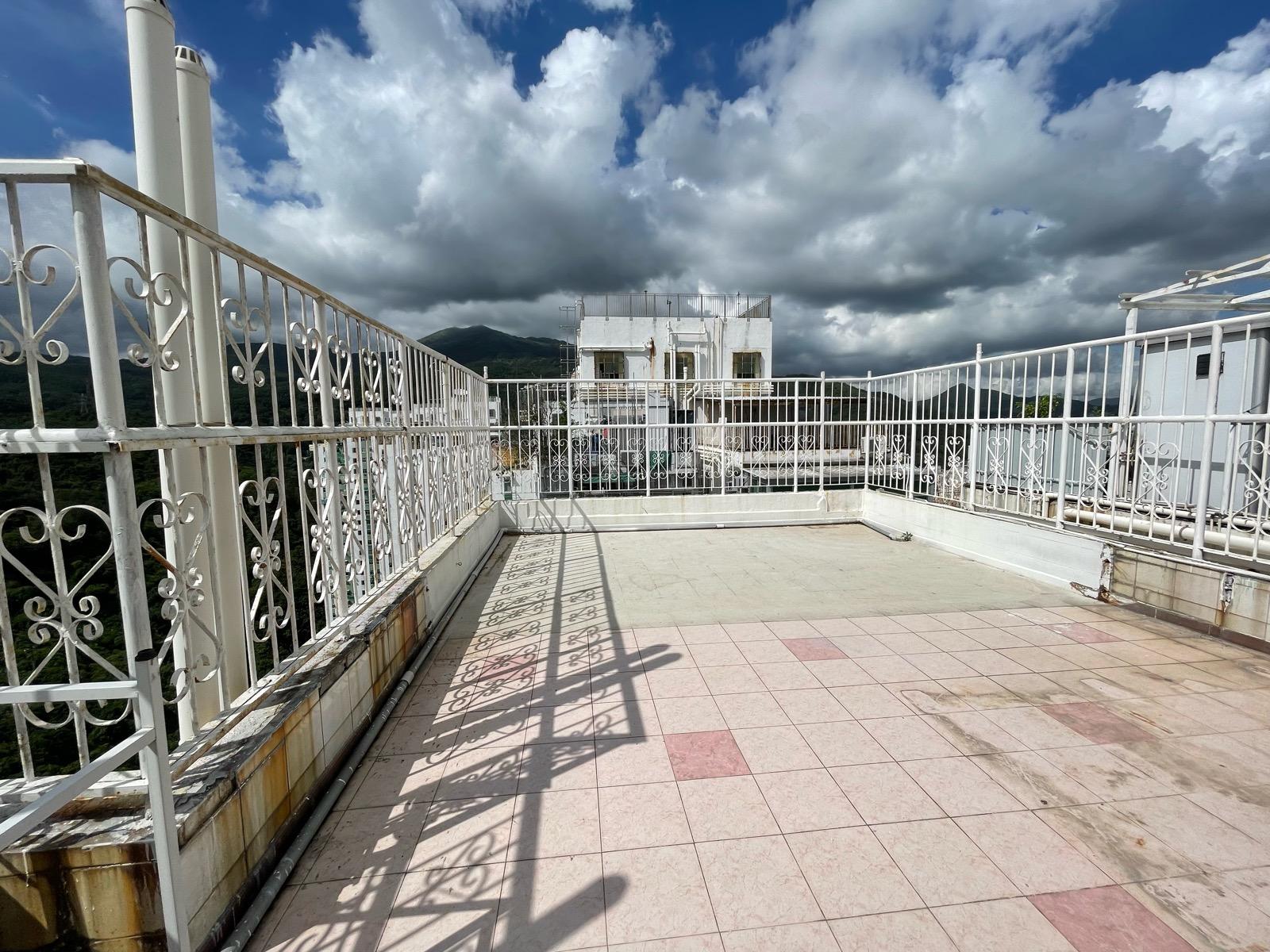 天台空間寬敞,十分實用。