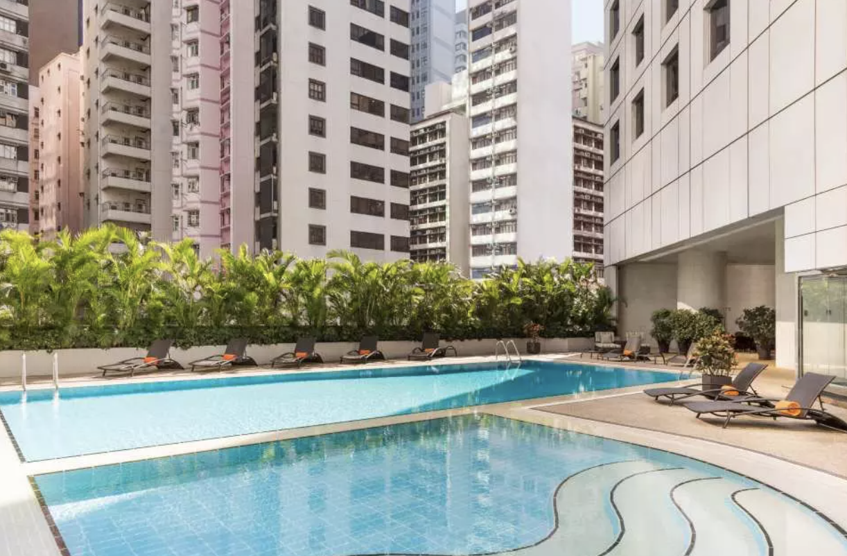 可使用3小時酒店泳池。