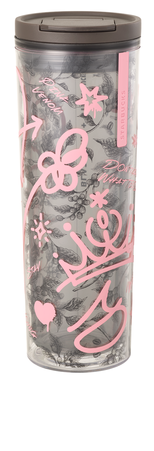 BLACKPINK+星巴克限定系列|16oz BLACKPINK 黑色隨行杯 $220