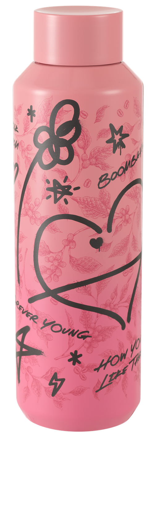BLACKPINK+星巴克限定系列|20oz BLACKPINK 粉紅色不鏽鋼水樽 $300