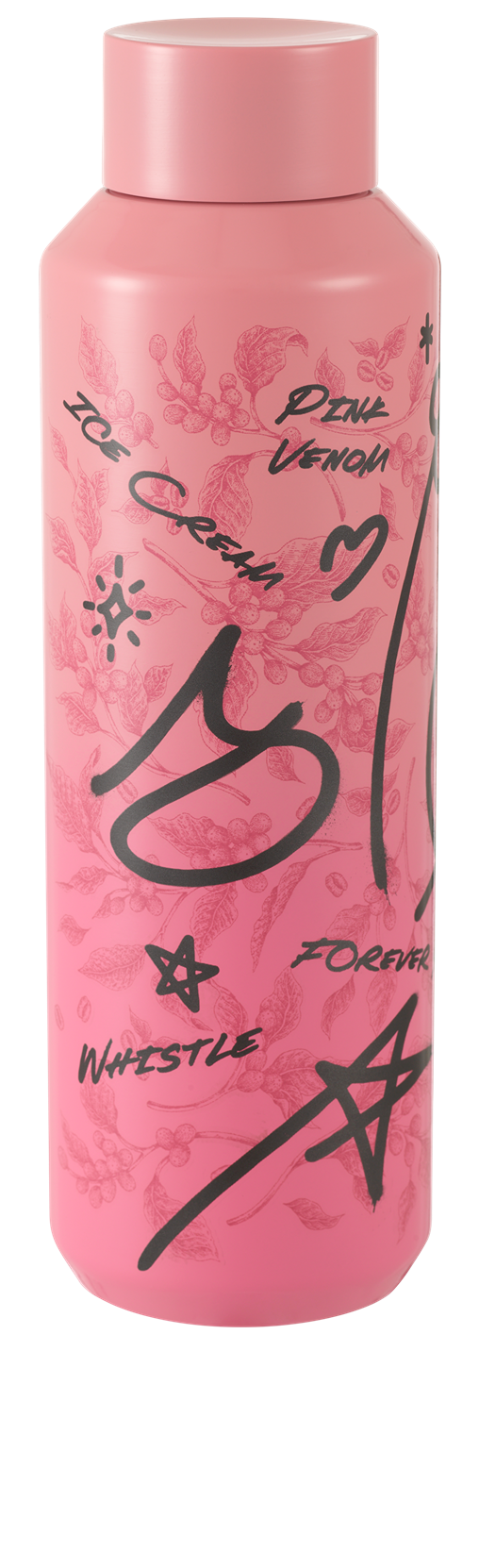 BLACKPINK+星巴克限定系列|20oz BLACKPINK 粉紅色不鏽鋼水樽 $300