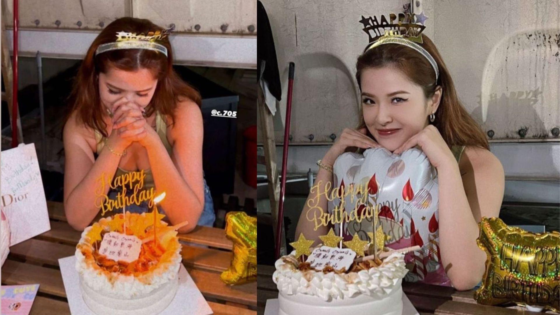 Tyson Yoshi女友Christy昨天度過牛一。