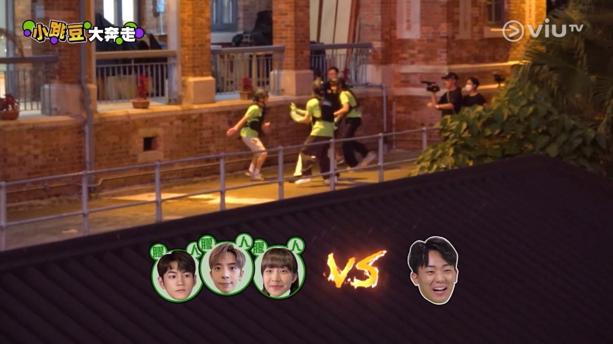 遊戲尾聲,珈其與Edan、阿正和Jeffrey對峙。