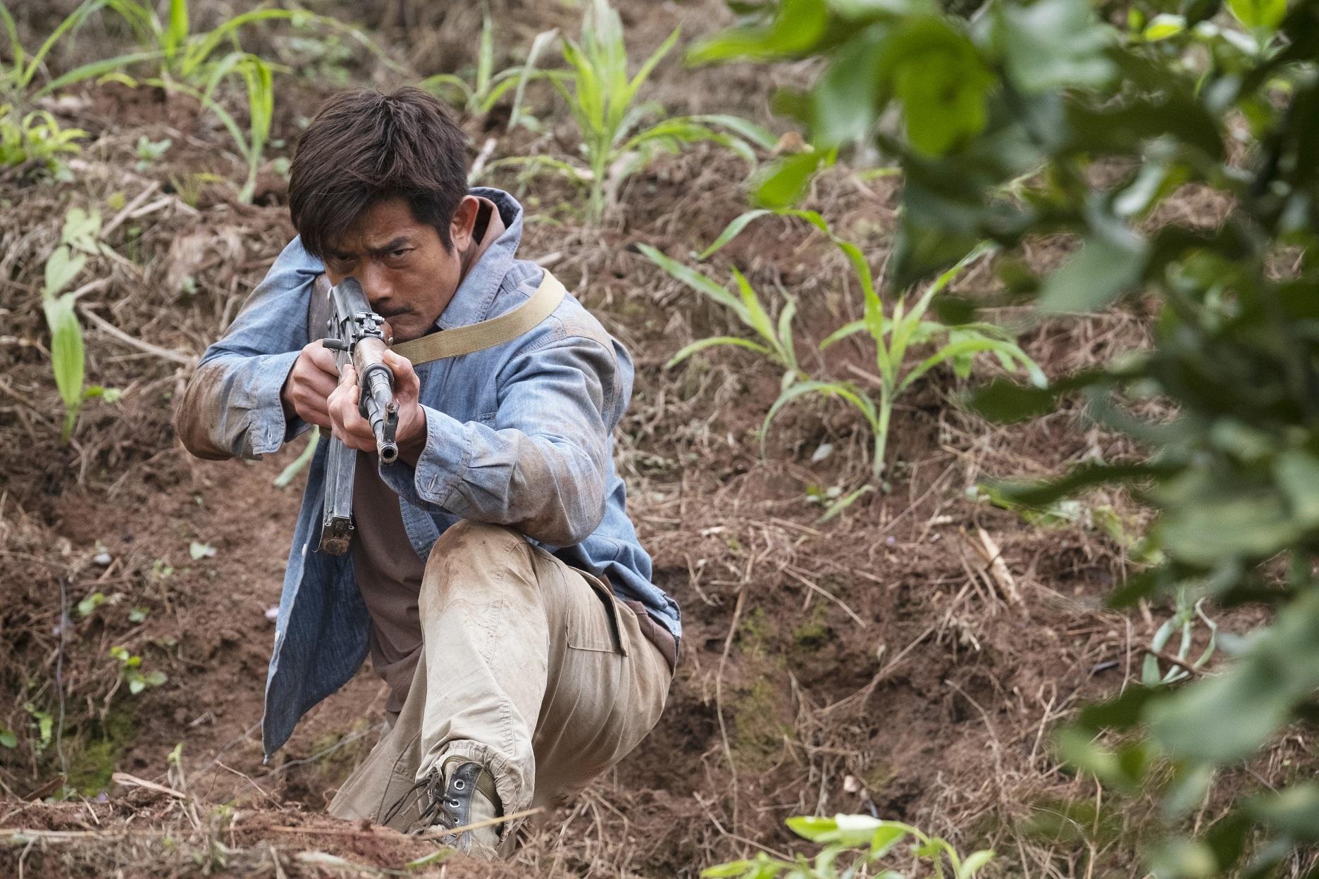 郭富城在《掃毒3:人在天涯》首次開AK47。