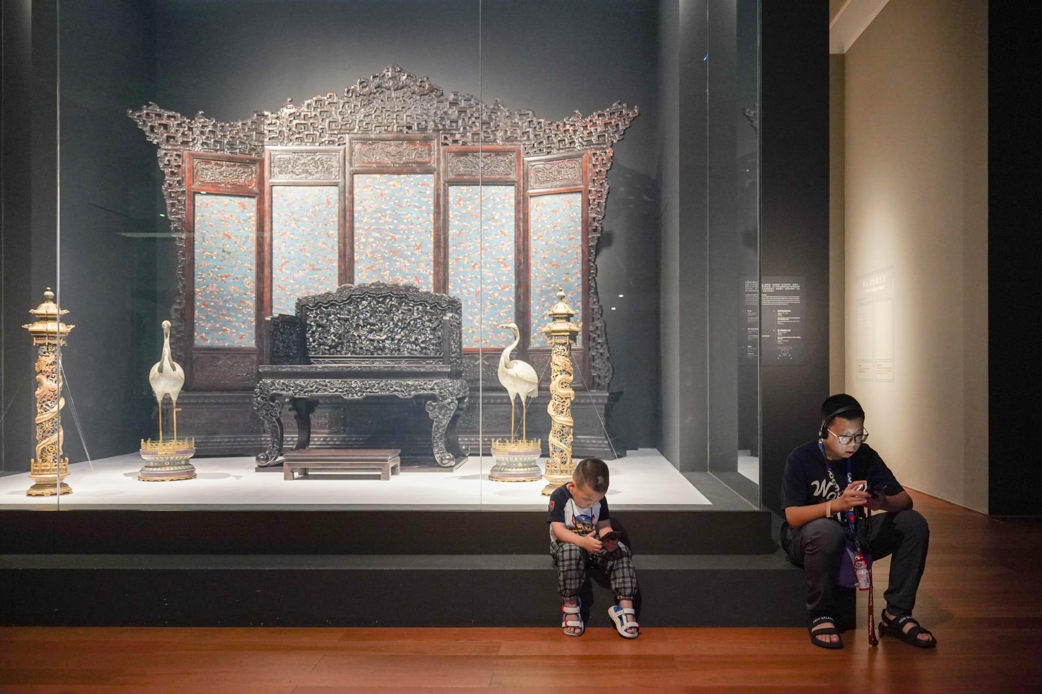 香港故宮文化博物館開幕一周年 近130萬名訪客參觀 (李睿哲攝)