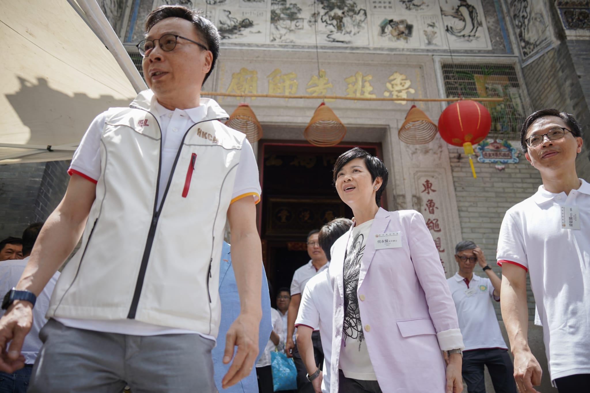 何永賢冀改善劏房戶居住環境。 (李睿哲攝)